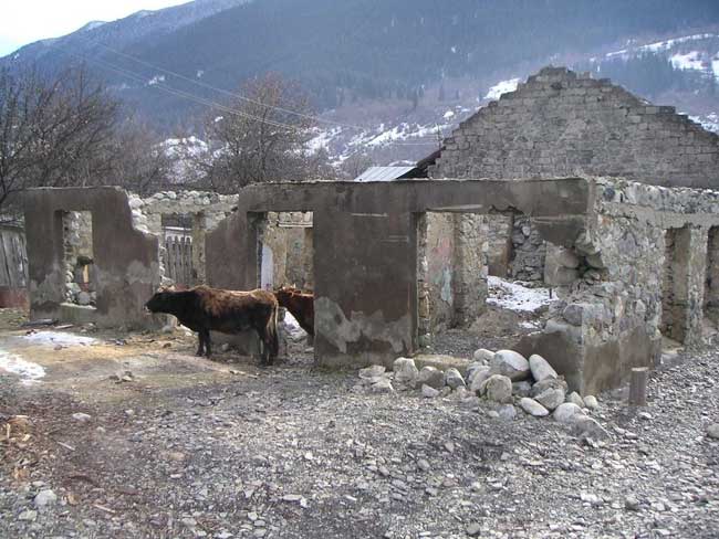 A broken home in Svaneti