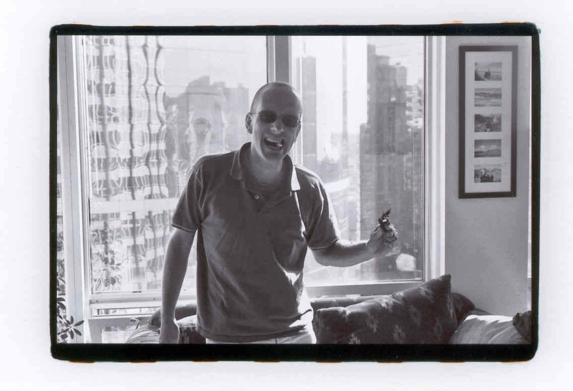 I collect these Japanese toys called Kubricks that most of my friends think are stupid. My Uncle even bit one of their heads off. I put it back together though.